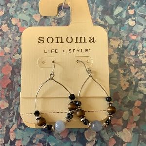 Beaded earrings made by Sonoma